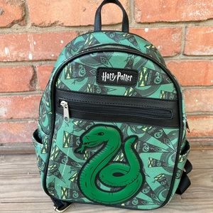 Harry Potter Slytherin Loungefly Backpack Mini